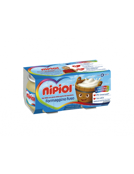 Nipiol omogeneizzato formaggino 2vasettix80g