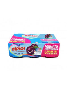 Nipiol omogeneizzato prugna 6x80g