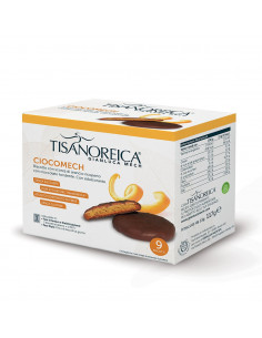 Tisanoreica ciocomech biscotto al cioccolato e arancia 9 biscotti 13g