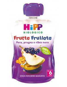 Hipp bio frutta frullata pera prugna ribes nero 90 g