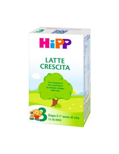 Hipp latte 3 crescita polvere 500g