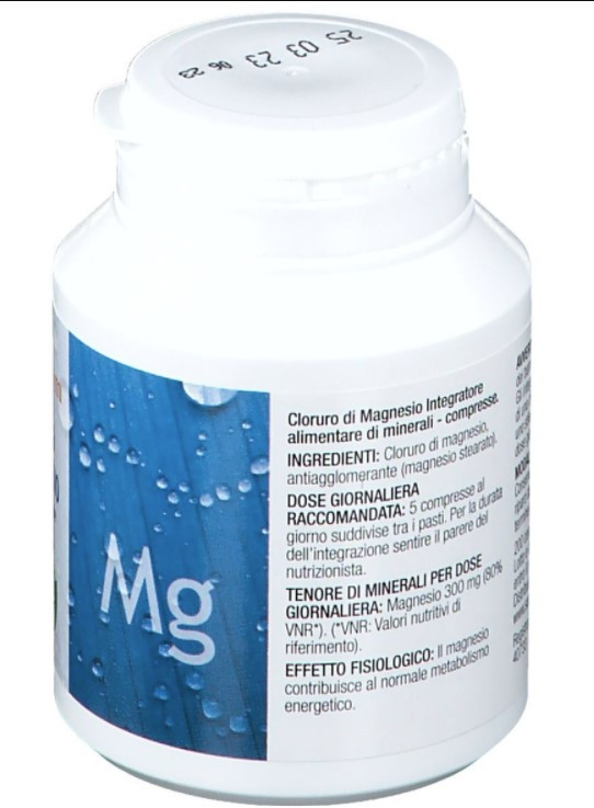 Image of Mg cloruro magnesio integratore sali minerali 200 compresse 120g cod085