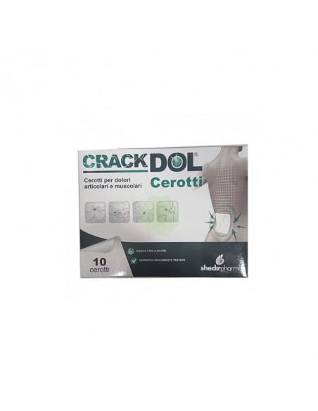 Shedir crackdol cerotto dolori muscolari 10 pezzi