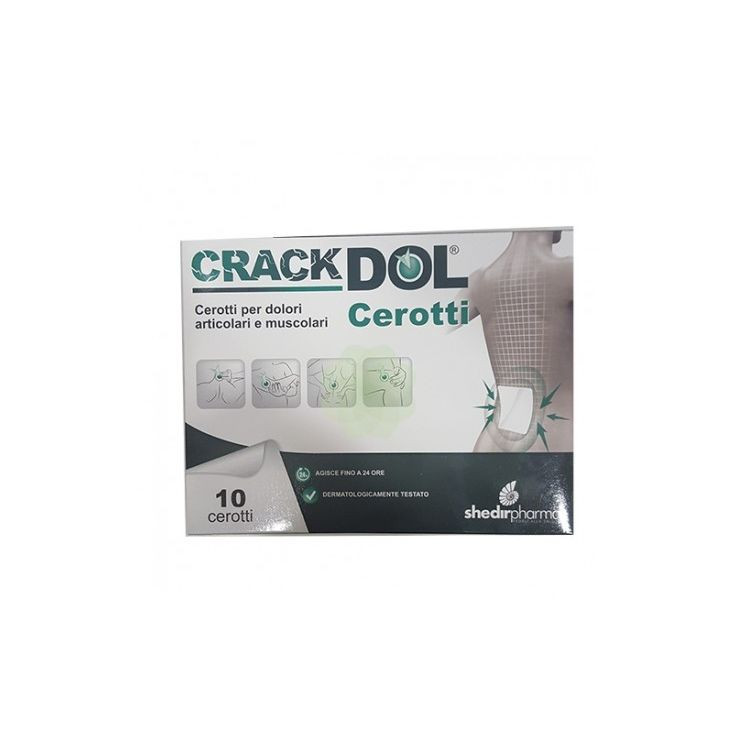 Shedir crackdol cerotto dolori muscolari 10 pezzi
