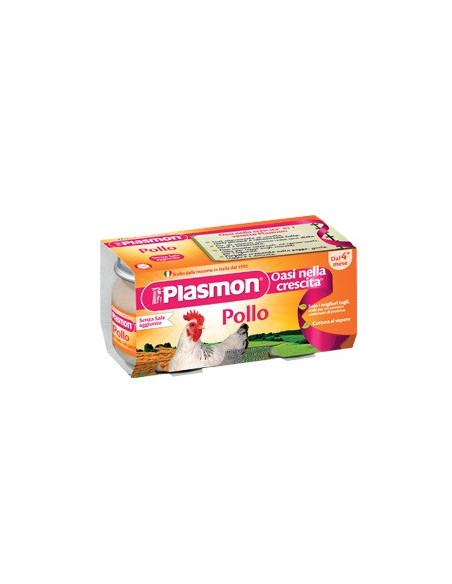 Plasmon omogeneizzato pollo 120 g x 2 pezzi