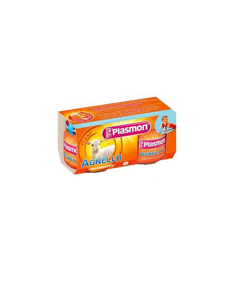 Plasmon omogeneizzato agnello 80 g x 2 pezzi