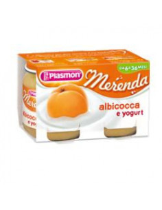 Plasmon omogeneizzato yogurt albicocca 120 g x 2 pezzi