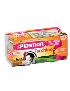 Plasmon omogeneizzato tacchino 80 g x 2 pezzi