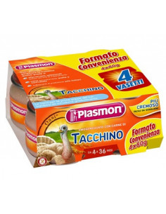 Plasmon omogeneizzato tacchino 4 x 80 g con gift