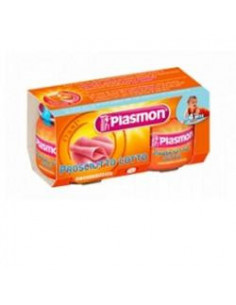 Plasmon omogeneizzato prosciutto cotto 80 g x 2 pezzi