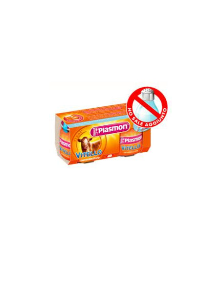 Plasmon omogeneizzato vitello 120 g x 2 pezzi