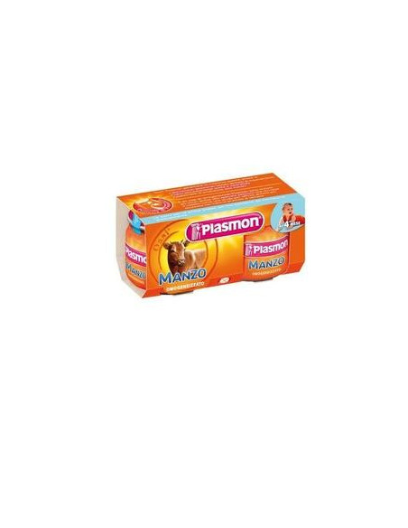 Plasmon omogeneizzato manzo 120 g x 2 pezzi