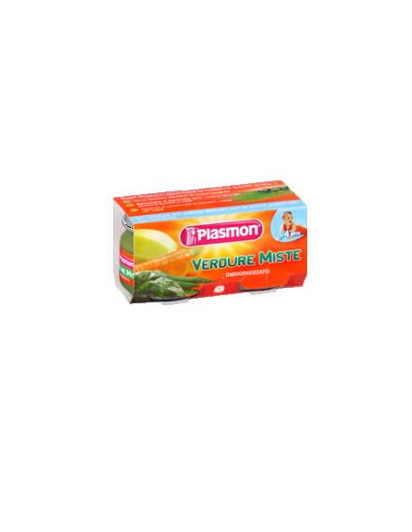 Plasmon omogeneizzato verdure miste 80 g x 2 pezzi