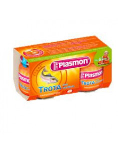 Plasmon omogeneizzato trota verdure 80 g x 2 pezzi
