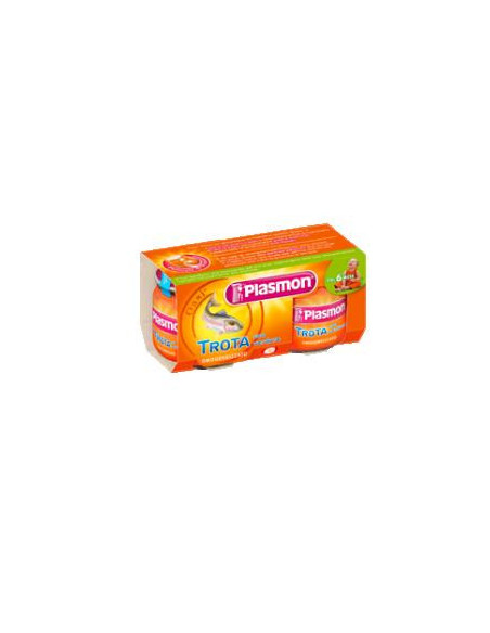Plasmon omogeneizzato trota verdure 80 g x 2 pezzi
