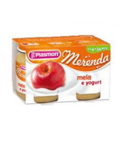 Plasmon omogeneizzato yogurt mela 120 g x 2 pezzi