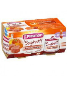 Plasmon sughetto ragu' di manzo 80 g x 2 pezzi