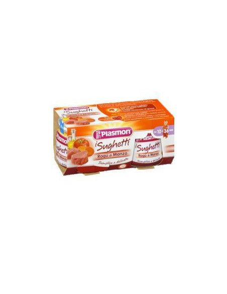 Plasmon sughetto ragu' di manzo 80 g x 2 pezzi