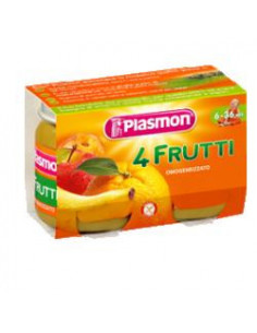 Plasmon omogeneizzato 4 frutti 6 x 104 g