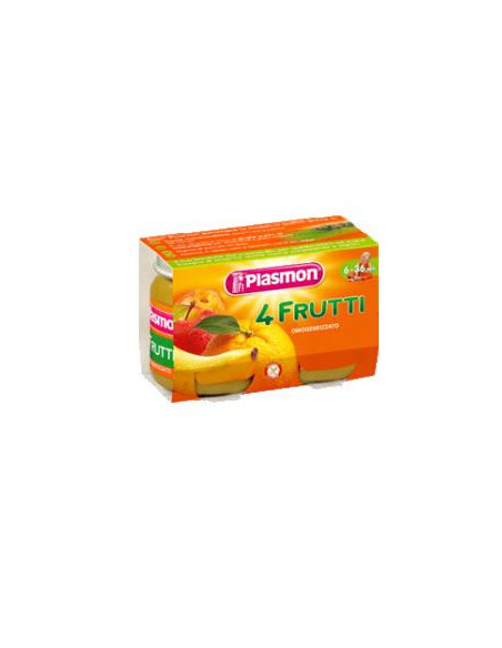 Plasmon omogeneizzato 4 frutti 6 x 104 g