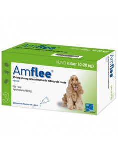 Amflee spoton 3pipette cani da 10-20kg
