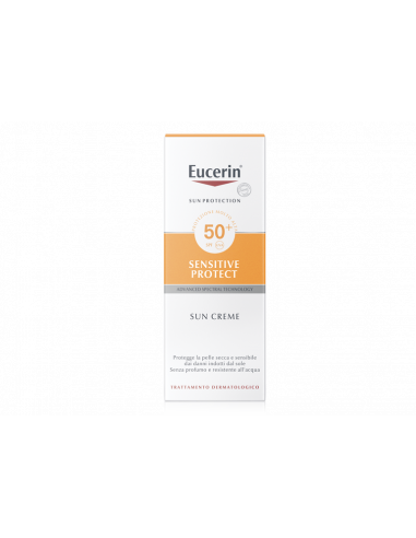 Eucerin sunsensitive protect sun viso crema sfp50+ 50ml