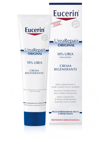 Eucerin UreaRepair Original 10% urea con lattato emulsione intensiva per pelle estremamente secca e desquamata 100ml