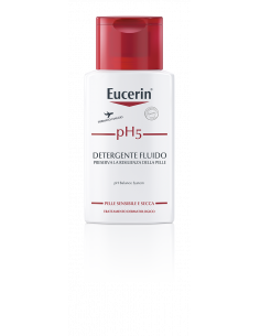 Eucerin ph5 detergente fluido 100ml formato travel size