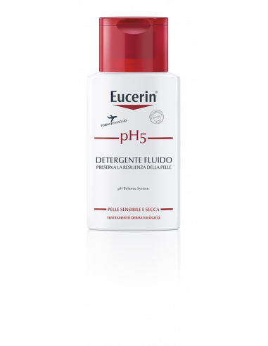 Eucerin ph5 detergente fluido 100ml formato travel size