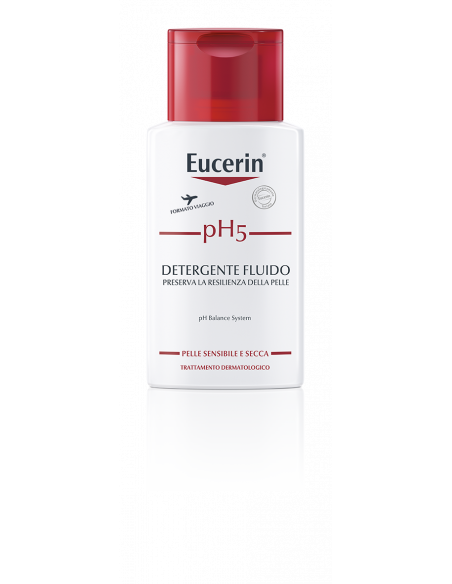 Eucerin ph5 detergente fluido 100ml formato travel size