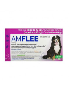 Amflee spoton 3pipette cani da 40-60kg