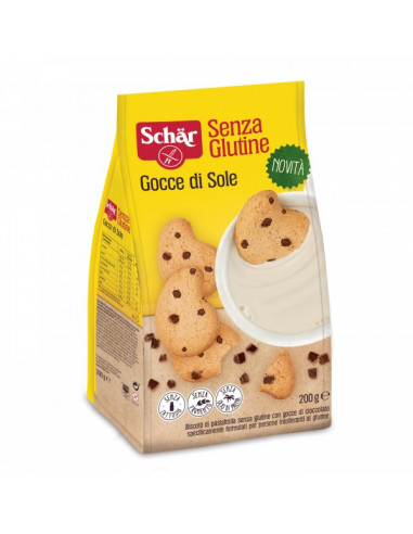 Schar gocce di sole biscotti pasta frolla senza glutine 200g