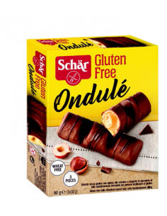 Schar ondule' dolce cioccolato cialda e nocciola 3pezzi 90 g
