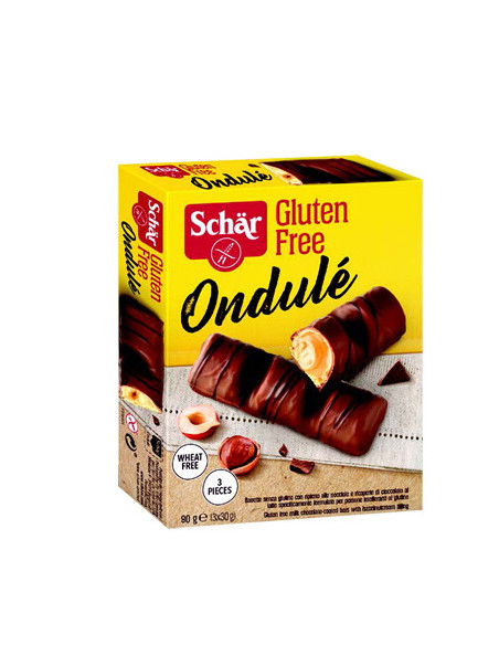 Schar ondule' dolce cioccolato cialda e nocciola 3pezzi 90 g