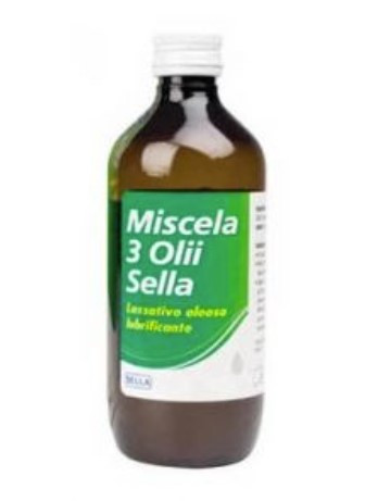 Miscela 3 oli sella lassativo oleoso lubrificante 250ml