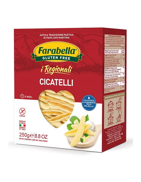 Farabella cicatelli i regionali senza glutine 250 g