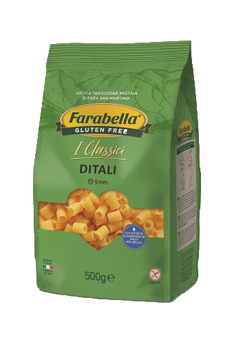 Farabella ditali pasta senza glutine 500 g