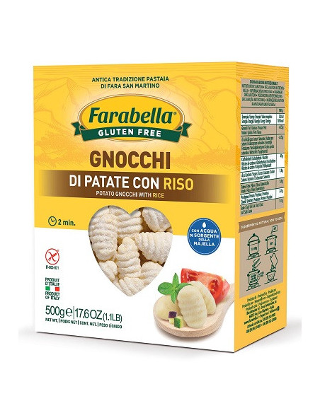 Farabella gnocchi patate riso senza glutine 500 g