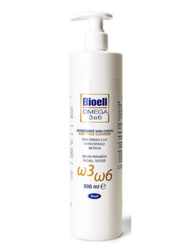 Bioell omega3-6 detergente viso corpo 500ml