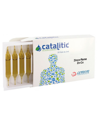 Catalitic oligoelementi zinco rame zn-cu 20 fiale 2 ml