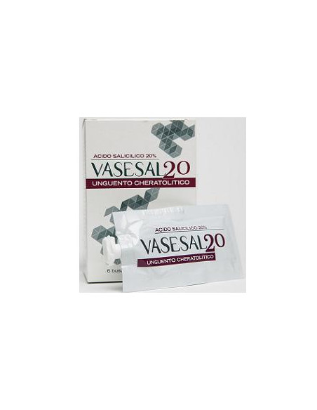 Vasesal 20 6 bustine pluridose da 5 ml unguento cheratolitico