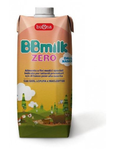Bbmilk zero liquido 500 ml