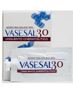Vasesal 30 6 bustine unguento cheratolitico