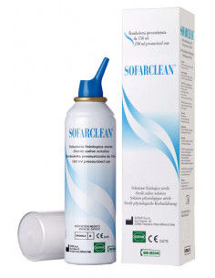 Soluzione fisiologica sofarclean 150ml in bomboletta pressurizzata