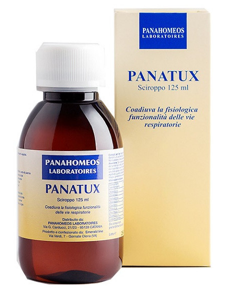 Panatux sciroppo 125ml panahomeos