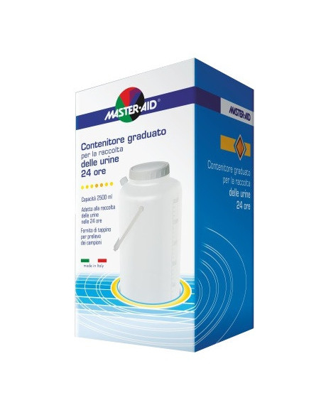 Contenitore raccolta urina master-aid 24 h 2500 ml