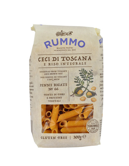 Rummo penne rigate n 66 ceci di toscana e riso integrale 300 g