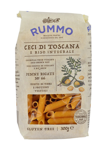 Image of Rummo penne rigate n 66 ceci di toscana e riso integrale 300 g cod085