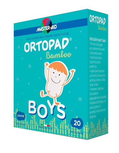 CEROTTO OCULARE PER ORTOTTICA ORTOPAD BOYS 5X6,7 CM 20 PEZZI