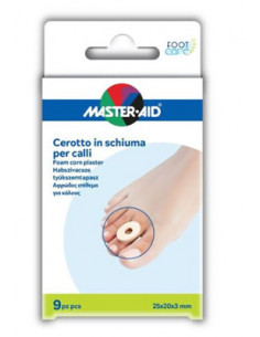 Protezione master-aid in schiuma per calli spessore 3 mm 9 pezzi